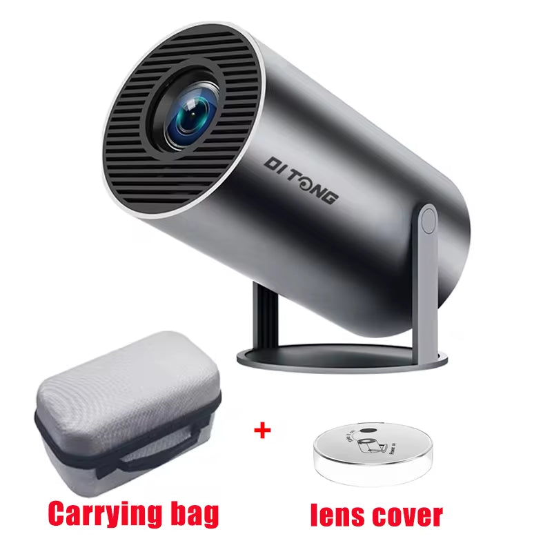 HY300 Plus Portable HD Projector 4K 1280x720P Android LED Video Home Theater Mini Projector