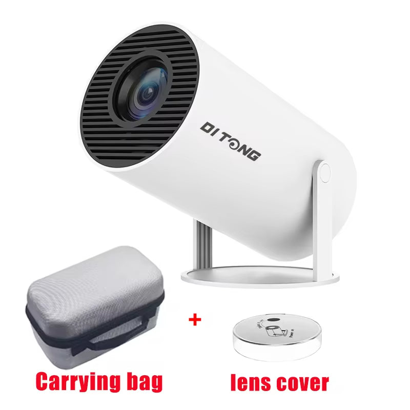 HY300 Plus Portable HD Projector 4K 1280x720P Android LED Video Home Theater Mini Projector